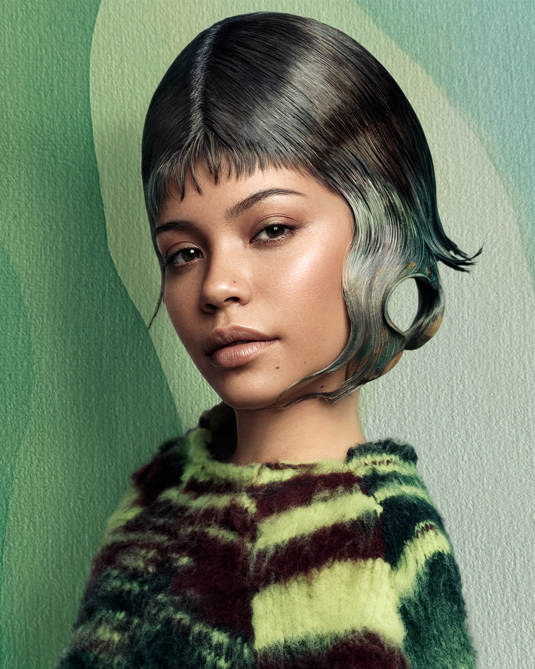 Avant Garde Slick Beehive Sculptured Bob - Ivonne Martens Opdam - Marble Collection